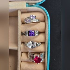 4 Fashion Ring Bundle
